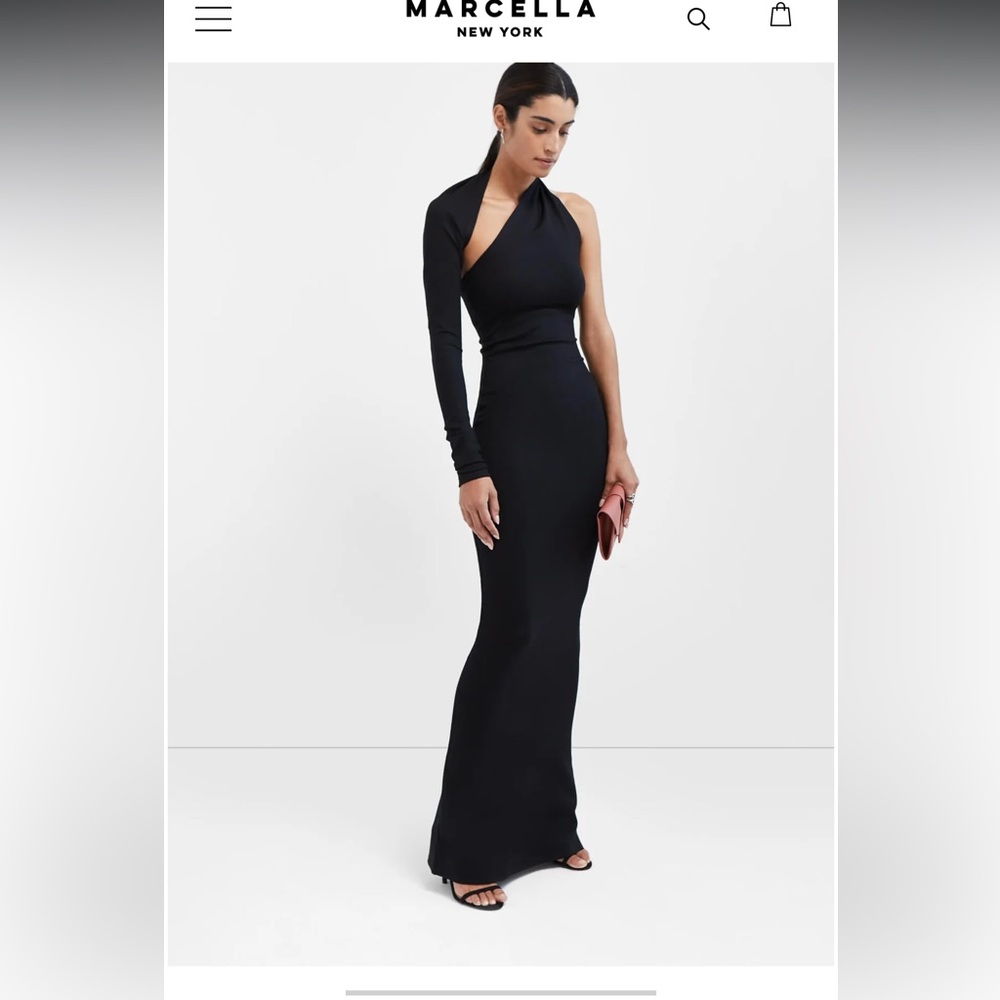 WORN ONCE - Manhattan One Shoulder Gown